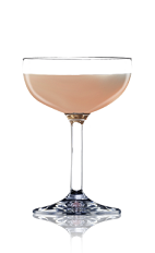 The 75 Cocktail is a variation of the classic French 75 drink recipe. Made from Lucid absinthe, calvados, gin and grenadine, and served in a chilled cocktail glass.