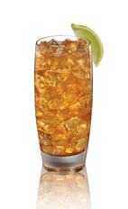 The Admiral and Ginger drink recipe is made from Admiral Nelson's spiced rum, lime and ginger ale, and served over ice in a highball glass.