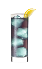 The Blue Violet is a blue drink made from Smirnoff blueberry vodka, blue-orange liqueur, raspberry schnapps, sour mix and white cranberry juice, and served over ice in a highball glass.