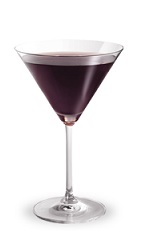 The Blue Woo is a red cocktail made form blueberry schnapps, vodka and cranberry juice, and served in a chilled cocktail glass.