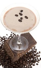 The Café Mocha is a chocolate delight perfect for dessert alongside a chocolate cake. A brown colored cocktail recipe made from Leblon cachaca, Kahlua coffee liqueur, half-and-half, espresso and chocolate syrup, and served shaken in a chilled cocktail glass.