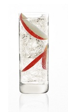 The Caorunn Gin and Tonic is a Celtic version of the classic Gin and Tonic. A clear colored cocktail made from Caorunn's Gin and Fentiman's tonic water, and served with apple slices in a Collins or highball glass.