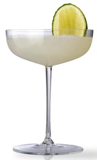The Gimlet Stolen is a variation of the classic Gimlet cocktail. Made from Martin Miller's gin, Rose's lime cordial and cucumber, and served in a chilled cocktail glass.
