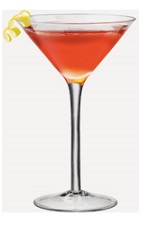 The Italian Sunrise is an orange colored cocktail recipe made from Burnett's orange cream vodka, amaretto liqueur and orange juice, and served in a chilled cocktail glass.