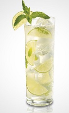 The Lime Twisted Ginito drink recipe is made from Seagram's Lime Twisted gin, mint, lime, sugar and club soda, and served over ice in a highball glass. Just think Mojito, then imagine what a Mojito could be if it tried really hard.