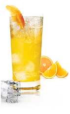 The Mangotastic is a tropical orange drink made from Sourz Mango, lime, lemonade and orange juice, and served over ice in a highball glass. Sourz fans recently voted for the next Sourz flavor, and Sourz Mango came out on top! Enjoy the rest of the summer sipping on a cold fruit-inspired tropical drink.