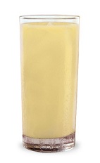 The Orange Thrill is an orange drink made from vanilla liqueur, vodka and orange juice, and served over ice in a highball glass.