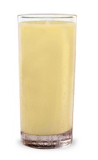 The Peach and Cream is a cream colored drink made from peach schnapps, vodka and light cream, and served over ice in a highball glass.