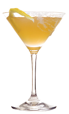 The Sargasso cocktail recipe is made from Clement VSOP rum, sherry, Aperol and bitters, and served in a chilled cocktail glass.