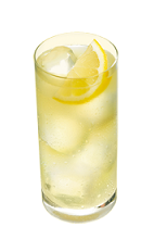 The SoCo Lemonade is a yellow colored drink made from Southern Comfort, lemonade and lemon, and served over ice in a highball glass.