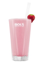 The Strawberry Smoothie is a cool and refreshing summer drink just right for poolside parties. A pink drink made from Bols Natural Yoghurt liqueur and strawberries, and served in a chilled highball glass.