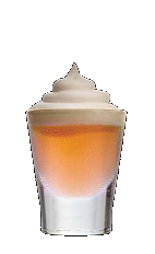 The Floater is not something you see in your toilet after a bad flush. The Floater is actually a shot recipe that may send you to the throne with a few too many. Made form Three Olives root beer vodka, cola and whipped cream, and served in a shot glass.