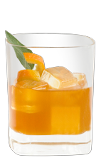 The Old Fashioned 101 is a classic American cocktail made from Wild Turkey bourbon, apple cider, sage, saffron, brown sugar and orange, and served over ice in a rocks glass.