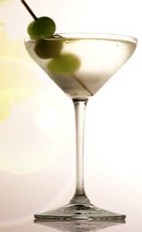 Celebrate the marriage of a good quality white wine with Esprit de June liqueur in this unique cocktail recipe. The Vine and Wine martini is a clear colored drink served in a chilled cocktail glass, garnished with grapes.