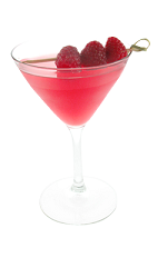 The Wild Raspberry Cosmo is an exciting red cocktail made from Smirnoff Raspberry vodka, orange liqueur, pomegranate juice and lime juice, and served in a chilled cocktail glass.