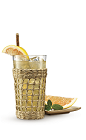 The 9 and Ting drink recipe is made from Cruzan 9 spiced rum and Ting lemon-lime soda, and served over ice in a highball glass.
