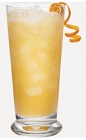 The Original Hawaiian Punch drink recipe is made from Burnett's fruit punch vodka, pineapple juice and lemon-lime soda, and served over ice in a highball glass.