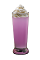 The Harmonie Cupcake Shot is a purple shot made form Hpnotiq Harmonie liqueur and whipped cream, and served in a chilled shot glass.