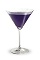 The Purple Haze is a purple cocktail made from Pucker grape schnapps, vodka, sour mix and lemon-lime soda, and served in a chilled cocktail glass.