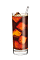 The Root Beer and Cola drink is a tall brown colored drink made from Smirnoff Root Beer vodka and Pepsi or Coke, and served over ice in a highball glass.