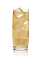 The Salted Cream Soda is made from Stoli Salted Karamel vodka and cream soda, and served over ice in a highball glass.