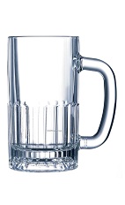 The Heavy Beer is a blended drink made from Wenneker Cinnamon Red, vodka, tequila, light beer and lemonade, and served in a chilled beer mug.
