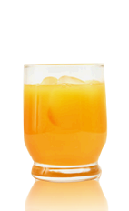 The 101 Sherbet is an orange colored drink recipe made from Admiral Nelson's 101-proof spiced rum and orange juice, and served over ice in a rocks glass.