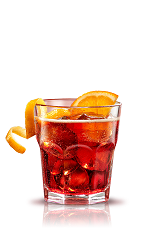 The Americano is a classic Italian cocktail given its name due to a large number of Americans drinking the cocktail in the early 1900s. A red drink made from Campari, sweet vermouth and club soda, served over ice with an orange slice.