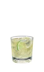 The Apple Seeds is made from Smirnoff green apple vodka, watermelon vodka, sour mix and lemon-lime soda, and served over ice in a rocks glass.