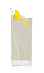 Named for the famous musician, the Bootsy Collins is a funky drink recipe made from Don Q Limon citrus rum, white rum, elderflower liqueur, cinnamon syrup, lemon juice and club soda, and served over ice in a highball glass.