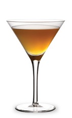 The Cable Car is a variation of the classic Sidecar cocktail. An orange cocktail made from Cointreau, spiced rum and sour mix, and served in a chilled cocktail glass.