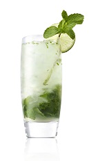 Mojitos are great summertime drinks, when made with a good quality light rum, such as Caliche. The Cali Mojito drink recipe is made from Caliche rum, lime juice, agave nectar, mint and club soda, and served over crushed ice in a highball glass.