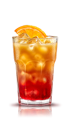 The Campari Orange is an orange drink made from Campari, orange juice and an orange slice, and served over ice in a highball glass.