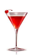 The Vodka Campari is a red aperitif cocktail made from Campari and SKYY vodka, and served in a chilled cocktail glass.