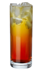 The Carillo Booster drink recipe is made from Carillo mild bitter liqueur and Red Bull, and served over ice in a highball glass.