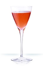 The Champs Elysees cocktail is a classic drink made from Cointreau orange liqueur, strawberry liqueur and chilled champagne, and served in a chilled champagne glass or cocktail glass.