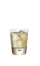 The Cherry Splash is made from Smirnoff cherry vodka and lemon-lime soda, and served over ice in a rocks glass.