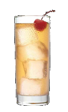 The Cherry Temple drink recipe is a play on the classic Shirley Temple virgin cocktail. A pinkish colored drink recipe made from Three Olives cherry vodka, ginger ale and grenadine, and served over ice in a highball glass.