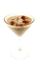 The Chocolate Marshmallow is a cream colored cocktail made from Smirnoff marshmallow vodka, Godiva chocolate liqueur, half & half and cinnamon, and served in a chilled cocktail glass.