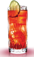 The Cranberry Mandarine is a sweet and tart red colored drink perfect for any summer party. Made from Mandarine Napoleon orange liqueur and cranberry juice, and served over ice in a highball glass.