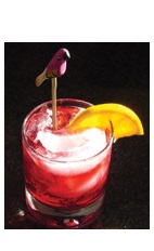 The Cranky Cola drink recipe is a red colored cocktail made from Boca Loca cachaca, Disaronno, cranberry juice and cola, and served over ice in a rocks glass.