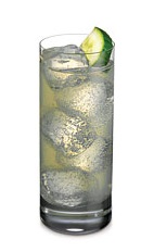 The Cucumber Cooler is a refreshing drink made from Ketel One Citroen vodka, cucumber slices, lime juice and ginger beer, and served over ice in a Collins glass.