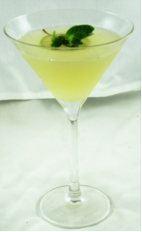 The Cucumber Elegant is a classy cocktail made from Effen cucumber vodka, lime juice, simple syrup and mint, and served in a chilled cocktail glass.