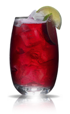 The Danzka Cranberries is a red colored drink recipe made from Danzka Cranraz vodka, lime juice and cranberry juice, and served over ice in a highball glass.