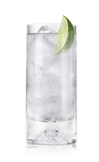 The Dragon Berry Soda is a clear drink made from Bacardi Dragon Berry rum and lemon-lime soda, and served over ice in a highball glass.