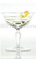 The Dry Martini is one of the most famous classic cocktails made. A clear cocktail made from gin or vodka, dry vermouth and bitters, and served in a chilled cocktail glass.