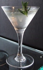 The Effen Savory is a variation of the classic Martini cocktail. Made from Effen vodka, dry vermouth and rosemary, and served in a chilled cocktail glass.