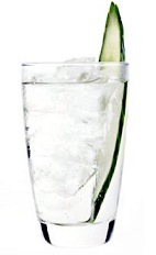 The Falling Water is a clear colored drink recipe made from 42 Below Feijoa vodka, cucumber and Sprite lemon-lime soda, and served over ice in a highball glass.