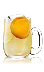 The Gin St. Clements is an alcoholic version of the virgin St. Clements cocktail. An orange drink made from Beefeater gin, orange juice, lemon juice and tonic water, and served over ice with orange and lemon.