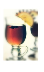 The Ginger Mulled Wine is a mulled wine perfectly served as a Halloween drink or at any fall or winter party. Made from red wine, The King's Ginger liqueur, sugar, lemon, orange, cinnamon, nutmeg and star anise, and served from a punch bowl.